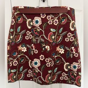 Loft Outlet Maroon Skirt